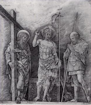  maler - die Auferstehung Christi Renaissance Maler Andrea Mantegna